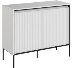 Dzieci Lenart Komody Do Biura|Komody Do Przedpokoju*Mała komoda ryflowana   Trend TR-02 biała