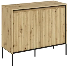 Dzieci Lenart Komody Do Biura|Komody Do Przedpokoju*Mała komoda z lamelami Trend TR-02 dąb artisan