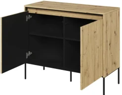 Dzieci Lenart Komody Do Biura|Komody Do Przedpokoju*Mała komoda z lamelami Trend TR-02 dąb artisan