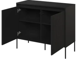 Dzieci Lenart Komody Do Biura|Komody Do Przedpokoju*Mała komoda z lamelami Trend TR-02 czarna