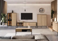 Lenart Komody Do Jadalni|Komody Do Sypialni*Mała komoda z szufladami VISSO VI-03 dąb linearny