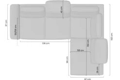 Narożniki*MAGNIS bok A / strona prawa (BL-A+2SF+OT2P+N-A) / Sierra 744