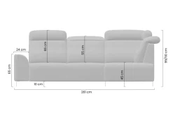 Narożniki*MAGNIS bok A / strona prawa (BL-A+2SF+OT2P+N-A) / Sierra 744