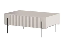 Bogart Ławy I Stoliki Do Pokoju Młodzieżowego|Ławy I Stoliki Do Salonu*MALMI Ława 100 2SZ - cashmere / czarne nogi