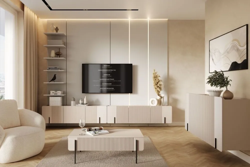 Bogart Ławy I Stoliki Do Pokoju Młodzieżowego|Ławy I Stoliki Do Salonu*MALMI Ława 100 2SZ - cashmere / czarne nogi