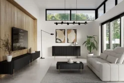 Bogart Ławy I Stoliki Do Pokoju Młodzieżowego|Ławy I Stoliki Do Salonu*MALMI Ława 100 2SZ - czarny / złote nogi