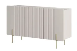 Bogart Komody Do Biura|Komody Do Przedpokoju*MALMI Komoda 150 3D - cashmere / złote nogi