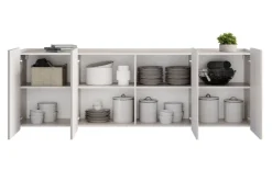 Bogart Komody Do Biura|Komody Do Przedpokoju*MALMI Komoda 200 4D - cashmere / czarny / wisząca