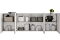 Bogart Komody Do Biura|Komody Do Przedpokoju*MALMI Komoda 200 4D - cashmere / crema bianca  / złoty / wisząca