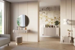 Bogart Komody Do Biura|Komody Do Przedpokoju*MALMI Komoda 150 3D - cashmere / czarny / wisząca