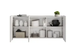 Bogart Komody Do Biura|Komody Do Przedpokoju*MALMI Komoda 150 3D - cashmere / crema bianca  / czarny / wisząca