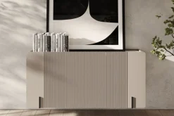 Bogart Komody Do Biura|Komody Do Przedpokoju*MALMI Komoda 150 3D - cashmere / crema bianca  / czarny / wisząca