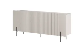 Bogart Komody Do Biura|Komody Do Przedpokoju*MALMI Komoda 200 4D - cashmere / crema bianca / czarne nogi