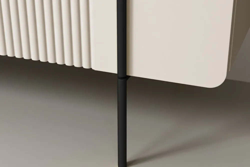 Bogart Komody Do Przedpokoju|Komody Młodzieżowe*MALMI Komoda 150 3D - cashmere / czarne nogi