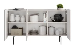 Bogart Komody Do Przedpokoju|Komody Młodzieżowe*MALMI Komoda 150 3D - cashmere / czarne nogi