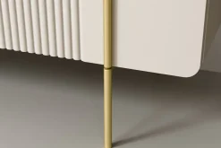 Bogart Komody Do Biura|Komody Do Przedpokoju*MALMI Komoda 200 4D - cashmere / crema bianca  / złote nogi