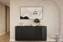 Bogart Komody Do Biura|Komody Do Przedpokoju*MALMI Komoda 150 3D - czarny / czarny / wisząca