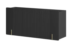 Bogart Komody Do Biura|Komody Do Przedpokoju*MALMI Komoda 150 3D - czarny / złoty / wisząca