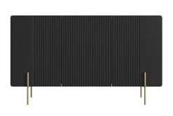 Bogart Komody Do Biura|Komody Do Przedpokoju*MALMI Komoda 150 3D - czarny / złote nogi