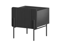 Bogart Szafki I Regały Do Biura|Szafki I Regały Do Pokoju Młodzieżowego*MALMI Szafka nocna 45 1SZ - czarny / czarne nogi