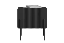 Bogart Szafki I Regały Do Biura|Szafki I Regały Do Pokoju Młodzieżowego*MALMI Szafka nocna 45 1SZ - czarny / czarne nogi