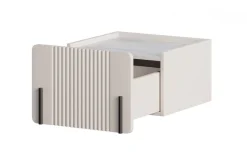 Bogart Szafki I Regały Do Biura|Szafki I Regały Do Pokoju Młodzieżowego*MALMI Szafka nocna 45 1SZ  - cashmere / crema bianca  / czarny / wisząca