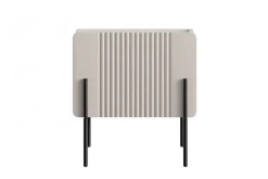 Bogart Szafki I Regały Do Biura|Szafki I Regały Do Pokoju Młodzieżowego*MALMI Szafka nocna 45 1SZ - cashmere / crema bianca / czarne nogi