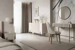 Bogart Szafki I Regały Do Biura|Szafki I Regały Do Pokoju Młodzieżowego*MALMI Szafka nocna 45 1SZ - cashmere / crema bianca / czarne nogi