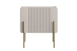 Bogart Szafki I Regały Do Pokoju Młodzieżowego|Szafki Nocne Do Pokoju Młodzieżowego*MALMI Szafka nocna 45 1SZ - cashmere / złote nogi