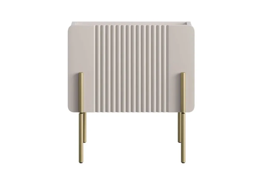 Bogart Szafki I Regały Do Pokoju Młodzieżowego|Szafki Nocne Do Pokoju Młodzieżowego*MALMI Szafka nocna 45 1SZ - cashmere / złote nogi