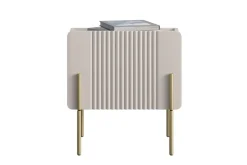 Bogart Szafki I Regały Do Pokoju Młodzieżowego|Szafki Nocne Do Pokoju Młodzieżowego*MALMI Szafka nocna 45 1SZ - cashmere / złote nogi