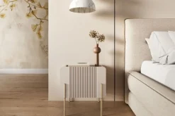 Bogart Szafki I Regały Do Pokoju Młodzieżowego|Szafki Nocne Do Pokoju Młodzieżowego*MALMI Szafka nocna 45 1SZ - cashmere / złote nogi