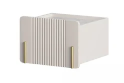 Bogart Szafki I Regały Do Biura|Szafki I Regały Do Pokoju Młodzieżowego*MALMI Szafka nocna 45 1SZ  - cashmere / crema bianca  / złoty / wisząca