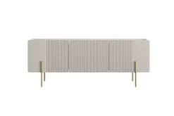 Bogart Szafki Rtv Do Salonu|Szafki Rtv*MALMI Szafka RTV 150 2D1SZ - cashmere / crema bianca  / złote nogi