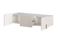 Bogart Szafki Rtv Do Salonu|Szafki Rtv*MALMI Szafka RTV 150 2D1SZ - cashmere / crema bianca  / czarny / wisząca