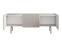 Bogart Szafki Rtv Do Salonu|Szafki Rtv*MALMI Szafka RTV 150 2D1SZ - cashmere / czarne nogi