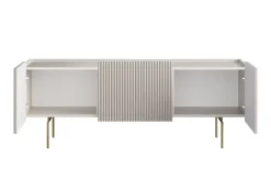 Bogart Szafki Rtv Do Salonu|Szafki Rtv*MALMI Szafka RTV 150 2D1SZ - cashmere / złote nogi