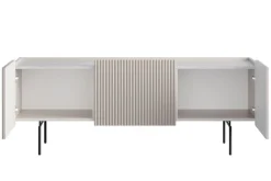 Bogart Szafki Rtv Do Salonu|Szafki Rtv*MALMI Szafka RTV 150 2D1SZ - cashmere / crema bianca  / czarne nogi