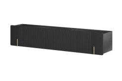 Bogart Szafki Rtv Do Salonu|Szafki Rtv*MALMI Szafka RTV 200 2D2SZ - czarny / złoty / wisząca