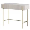 Bogart Konsole Do Przedpokoju|Toaletki Do Sypialni*MALMI Toaletka 100 2SZ - cashmere / crema bianca  / złote nogi