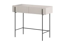 Bogart Konsole Do Przedpokoju|Toaletki Do Sypialni*MALMI Toaletka 100 2SZ - cashmere / czarne nogi