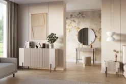 Bogart Konsole Do Przedpokoju|Toaletki Do Sypialni*MALMI Toaletka 100 2SZ - cashmere / czarne nogi