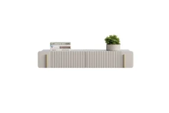 Bogart Konsole Do Przedpokoju|Toaletki Do Sypialni*MALMI Toaletka 100 2SZ - cashmere / crema bianca  / złoty / wisząca