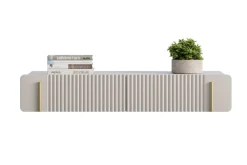 Bogart Konsole Do Przedpokoju|Toaletki Do Sypialni*MALMI Toaletka 100 2SZ - cashmere / crema bianca  / złoty / wisząca