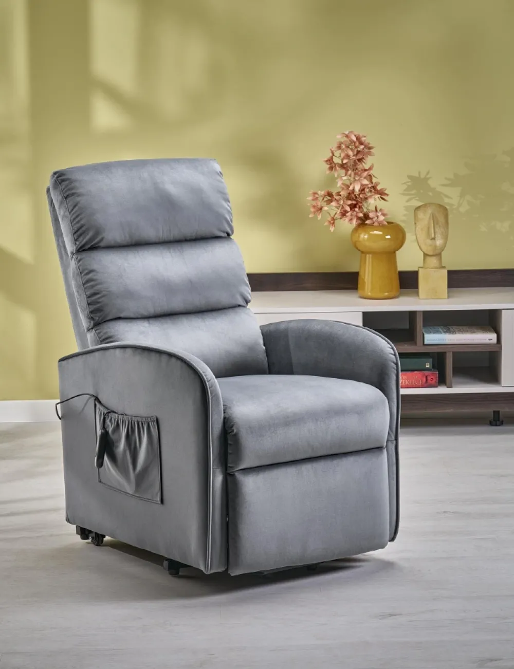 Halmar Fotele*MARONI fotel wypoczynkowy popielaty (1p=1szt)1 sztuka