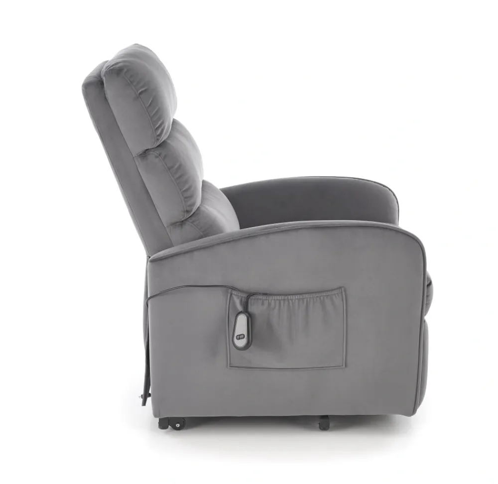 Halmar Fotele*MARONI fotel wypoczynkowy popielaty (1p=1szt)1 sztuka