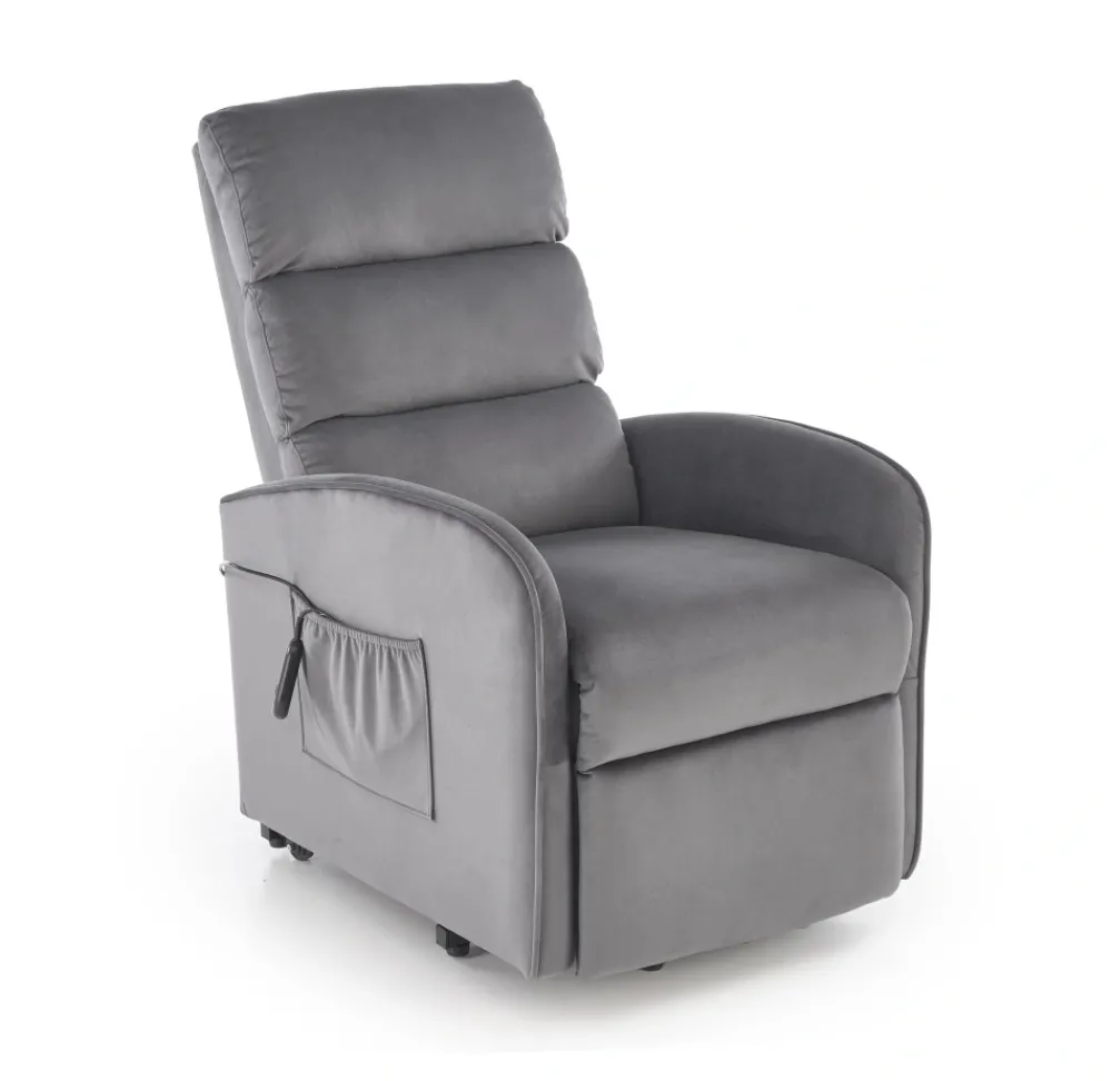 Halmar Fotele*MARONI fotel wypoczynkowy popielaty (1p=1szt)1 sztuka