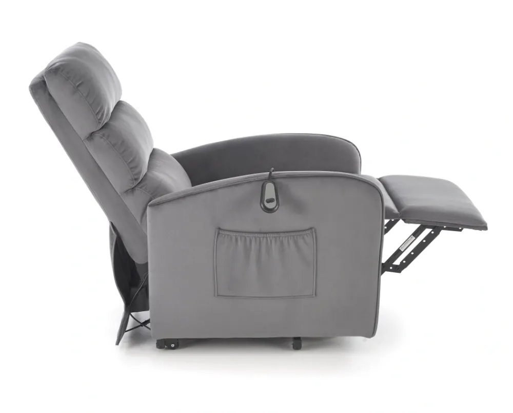 Halmar Fotele*MARONI fotel wypoczynkowy popielaty (1p=1szt)1 sztuka