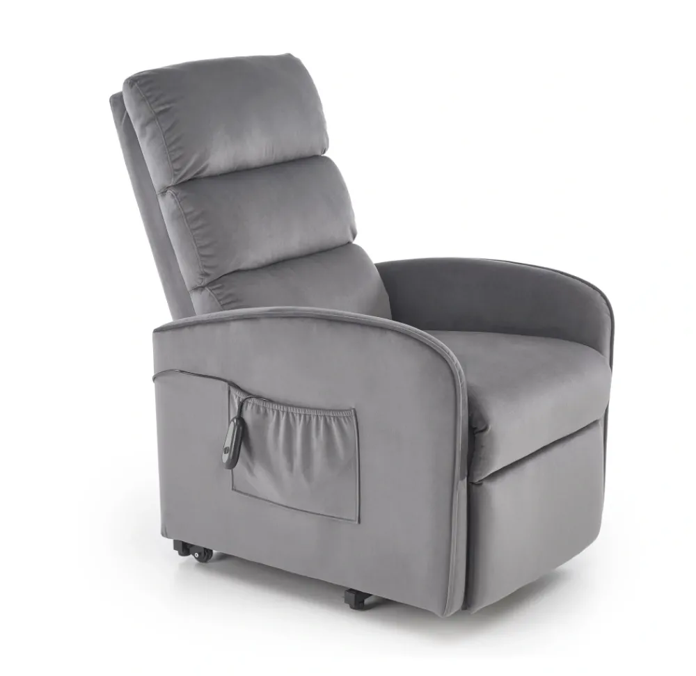 Halmar Fotele*MARONI fotel wypoczynkowy popielaty (1p=1szt)1 sztuka