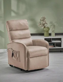 Halmar Fotele*MARONI fotel wypoczynkowy beżowy (1p=1szt)1 sztuka